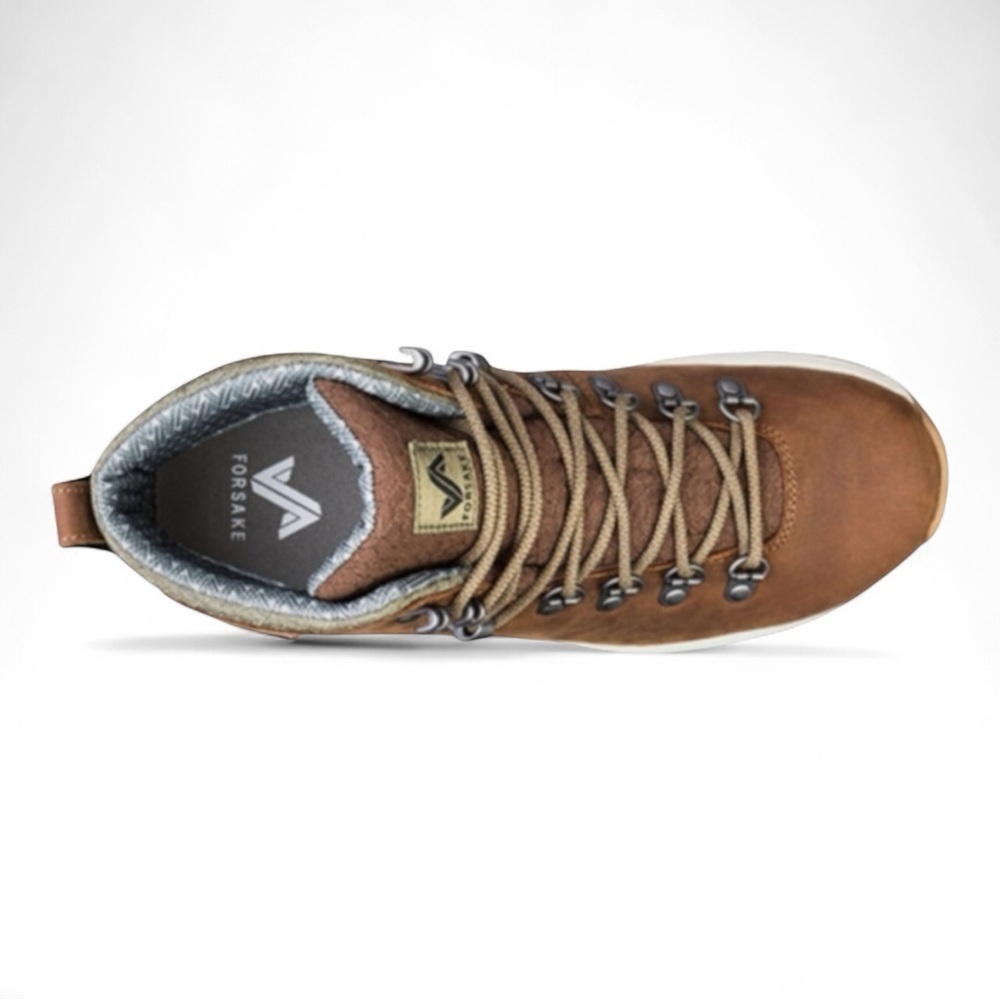 Forsake Thatcher Mid Waterproof Hiking Sneaker Boot in Toffee NIB - Picture 6 of 9